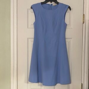Maison Jules Sky Blue Sleeveless Mini Dress